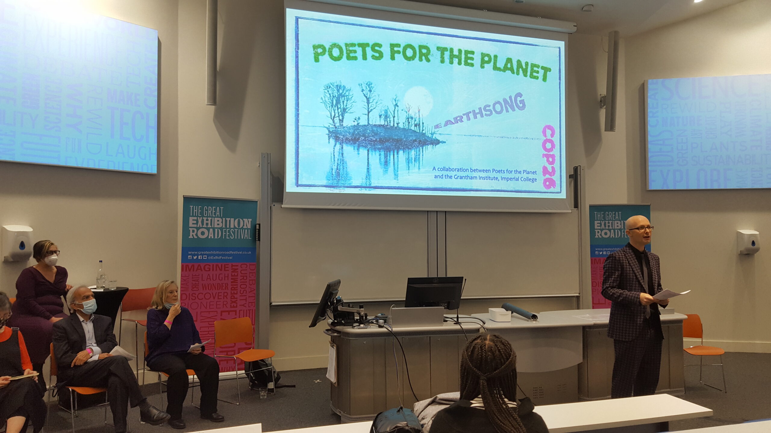 Ian McLachlan introduces Poets for the Planet at the Great Exhibition Road Festival 2021